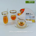 Glass Tea Cup Set With Saucer And Spoon